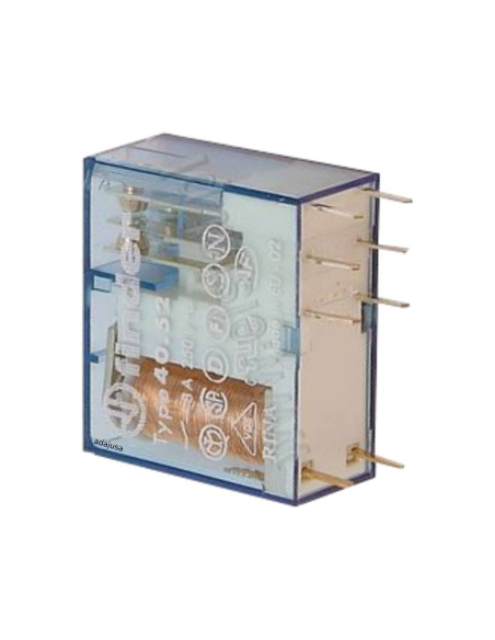 Miniature relay 2 contacts 12Vdc 8A 40.52.9.012 FINDER ADAJUSA | price