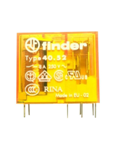 Miniature relay 2 contacts 230Vac 8A 40.52.8.230 FINDER ADAJUSA | price 2