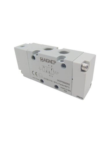 Pneumatic valve 1/8 5 way monostable - Aignep