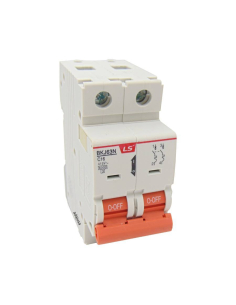 Interrupteur magnéto-thermique 2 pôles 40A courbe D BKN 2P LS | ADAJUSA FRANCE