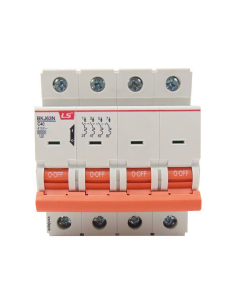 MCB circuit breaker switch 4 poles 16A curve C BKN 4P LS | ADAJUSA 2