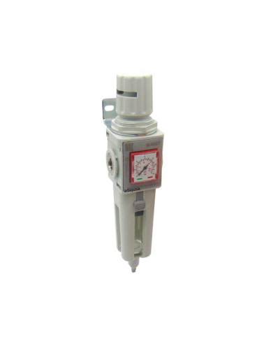 Filtre-régulateur pneumatique 1/2 0-8 bar purge automatique complète taille 2 FRL série EVO - Aignep