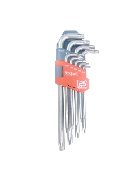 Wrench set Torx 9 pieces