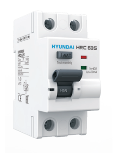 Interrupteur différentiel Classe A-APR superimmunisé monophasé 25A 30mA 2 pôles Hyundai | ADAJUSA | prix