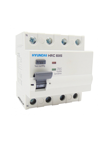 Interrupteur différentiel Classe A-APR super-immunisé triphasé 40A 30mA 4 pôles Hyundai | ADAJUSA | prix