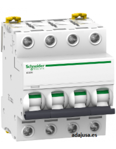 Disjoncteur 4 pôles 32A (4x32A) IC60N C 6kA - Schneider