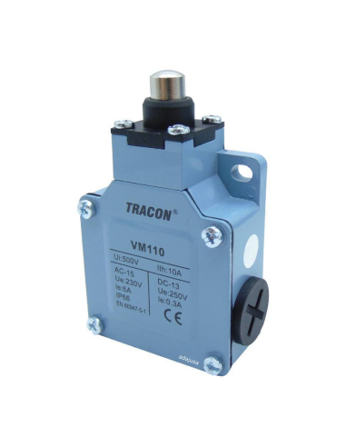 Limit switch vM Series pushbutton actuator