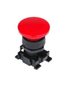 Poussoir coup de champignon pneumatique rouge diamètre 40 Metal Work | ADAJUSA | prix