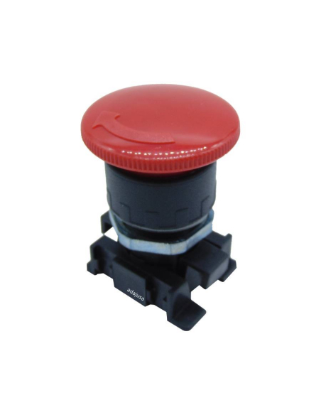 Bouton poussoir d urgence avec verrouillage vanne: 3/2 (NC) latéral - Metal Work
