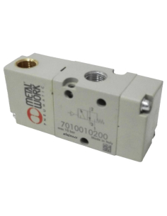 Vanne 1/8 3  voies monostables ouvertes  NO - Metal Work