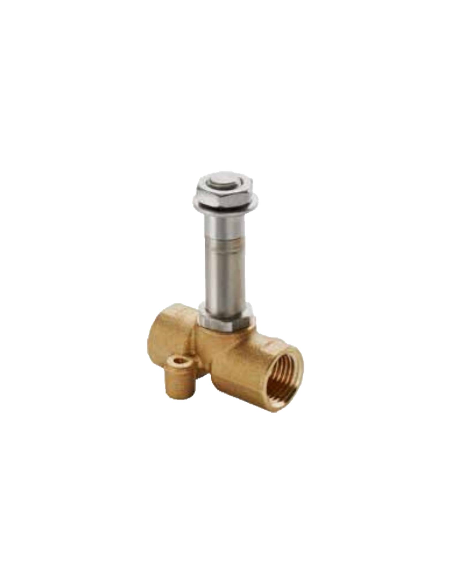 Electrovanne fluides 1/4 2/2 fermeture actionnement indirect 12Vcc 6,5W D.2,5 ADAJUSA