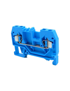 Terminal 4 mm spring-loaded neutral connection 4 mm blue TSKC4-K | ADAJUSA : price