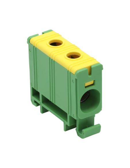 Borne de dérivation 1 pôle 2x2.5-35mm2 Vert/Jaune | ADAJUSA | prix