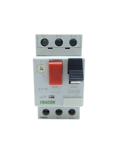 Disjoncteur de protection moteur 0,16A à 0,25A Série TGV2