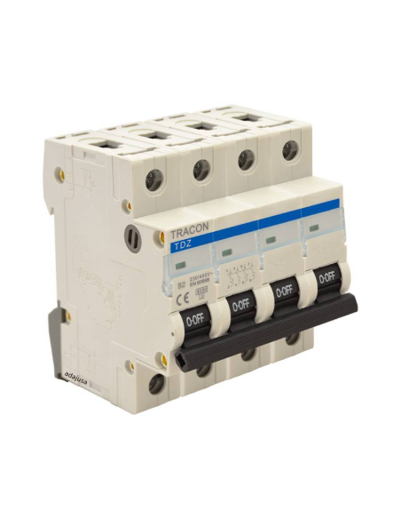 Magnetothermic 4 poles 10A curve C - Tracon
