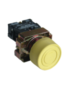 Metal electric push button with yellow rubber protection BP51 | ADAJUSA | price