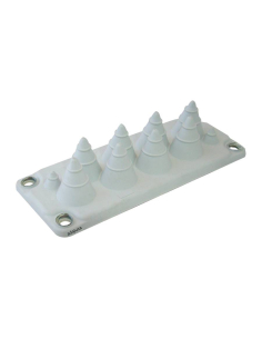 EKBV-02 Plaque passe-câbles 10 entrées pour armoires métalliques TFE | ADAJUSA | prix