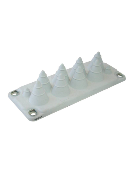 EKBV-02 Plaque passe-câbles 10 entrées pour armoires métalliques TFE | ADAJUSA | prix