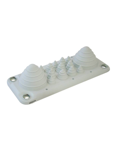 EKBV-03 Plaque passe-câbles 14 entrées pour armoires métalliques TFE | ADAJUSA | prix