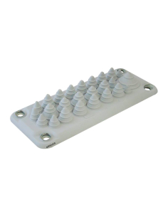 EKBV-04 Plaque passe-câbles 25 entrées pour armoires métalliques TFE | ADAJUSA | prix