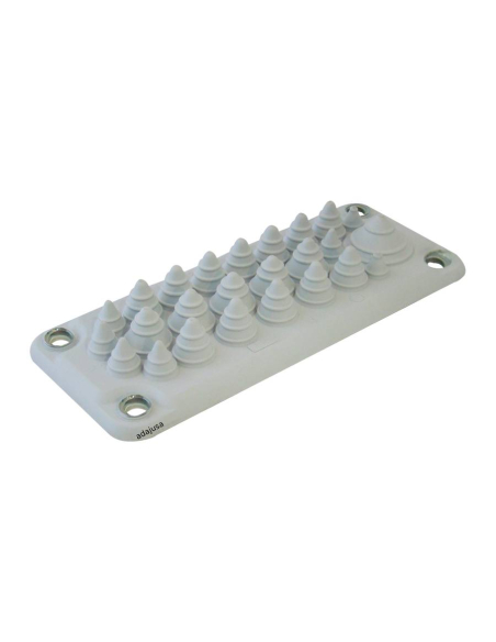 EKBV-04 Plaque passe-câbles 25 entrées pour armoires métalliques TFE | ADAJUSA | prix