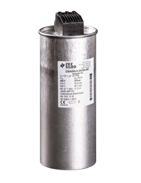 Three-phase power factor capacitor 3x54.8µF 10kvar 440V | ADAJUSA | price