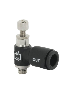 Régulateur réglable unidirectionnel avec bouton, diamètre du tube 1/8, 4 pour bouteille - Aignep | ADAJUSA | prix