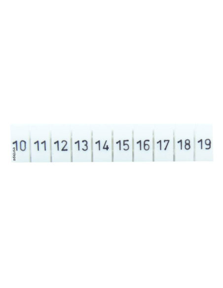 Marqueurs pour terminaux numéros 10-19 série TSKA | ADAJUSA | prix