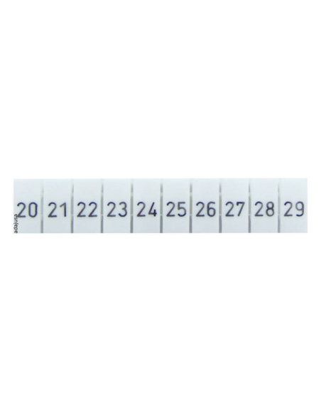 Marqueurs pour terminaux numéros 20-29 série TSKA | ADAJUSA | prix