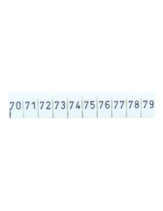 Marqueurs pour terminaux numéros 70-79 série TSKA | ADAJUSA | prix