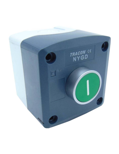 Boîtier avec bouton poussoir de vitesse avec inscription complète "I" - Série NYG