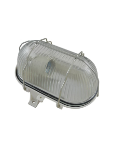 Applique murale d'extérieur ovale blanche, lampe blukhead TLH-08S | ADAJUSA | prix