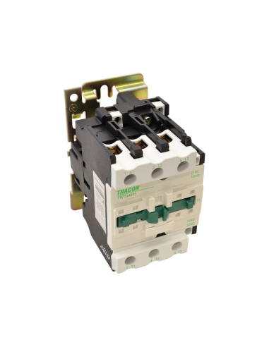 Three-phase contactor 65A 24Vac auxiliary contact NO NC Series TR1D