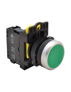 Green 22mm plastic push button NYG3-G | ADAJUSA | Price
