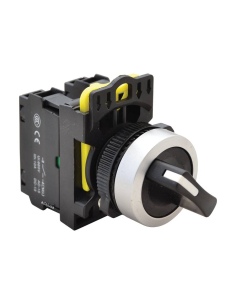 Sélecteur électrique 2 positions avec retour 1NO+1NC 22mm NYK3-S24BK | ADAJUSA | prix