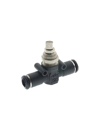 Régulateur de débit unidirectionnel tube-tube 6mm - Aignep
