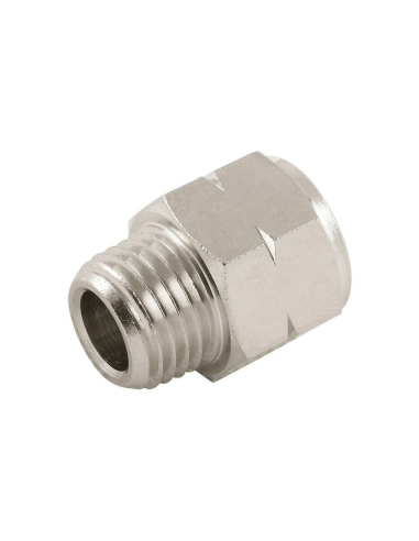 Adapter fitting 1/4 female NPTF - cylindrical male - Aignep