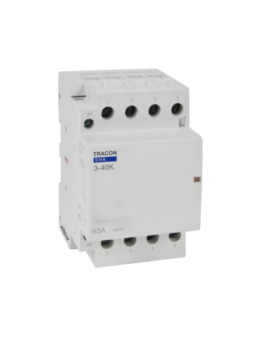 Modular contactor 63A 3Open poles 230Vac - Tracon