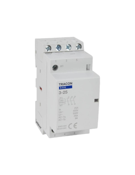 Contacteur modulaire 4 Pôles 230V SHK4-25V22 ouvert et fermé | ADAJUSA | prix