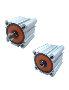 Vérin pneumatique diamètre 32mm course 10mm compact ISO 21287 Metal Work | ADAJUSA | prix