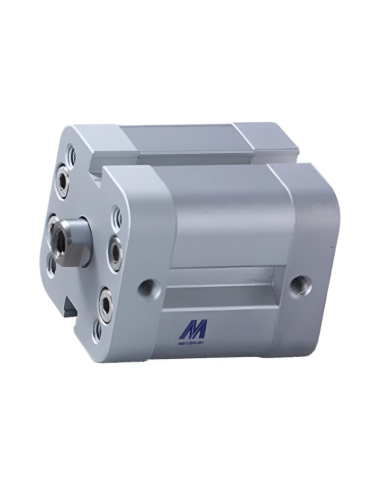Compact pneumatic cylinder 100x80mm double acting ISO 21287 - Mindman