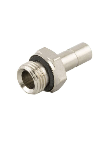 Cylindrical male automatic adapter 1/4  for tube10 mm  Series 50000 - Aignep