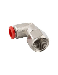 Female cylindrical adjustable elbow fitting 1/8 tube 4mm Series 50000 - Aignep | ADAJUSA