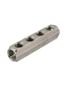 Multiprise simple avec 4 sorties et 2 entrées femelles 3/4 Aignep | ADAJUSA | prix