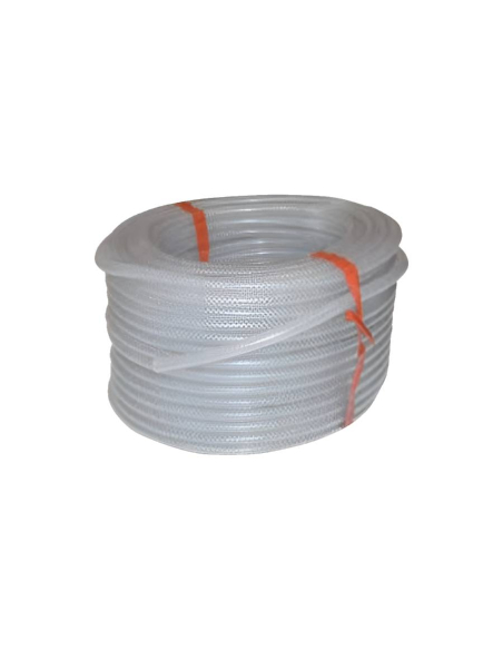 Tube PVC translucide avec renfort polyester 10x16mm rouleau 50m Aignep | ADAJUSA | prix