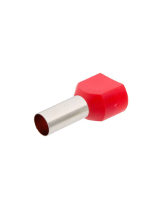 Double pre-insulated ferrule (10 units), insulated hollow ferrule for 10mm cable | ADAJUSA | price