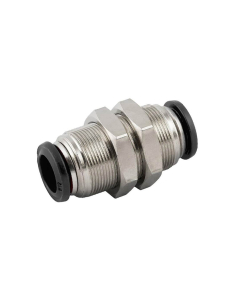 Raccord droit intermédiaire traversées murales diamètre 4mm - Série 55000 - Aignep | ADAJUSA