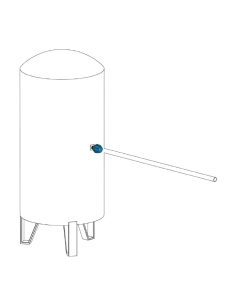 Straight aluminum female fitting 1 1/4 tube 40mm Sicomat | ADAJUSA | price 2