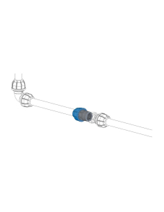Raccord femelle droit 2 tubes 63mm Sicomat | ADAJUSA | prix 2