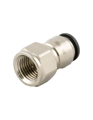 Raccord fileté femelle droit 1/4 - tube 8mm Série 55000 - Aignep